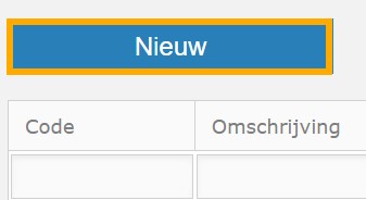 Online Urenregistratie instellen nieuwe activiteit
